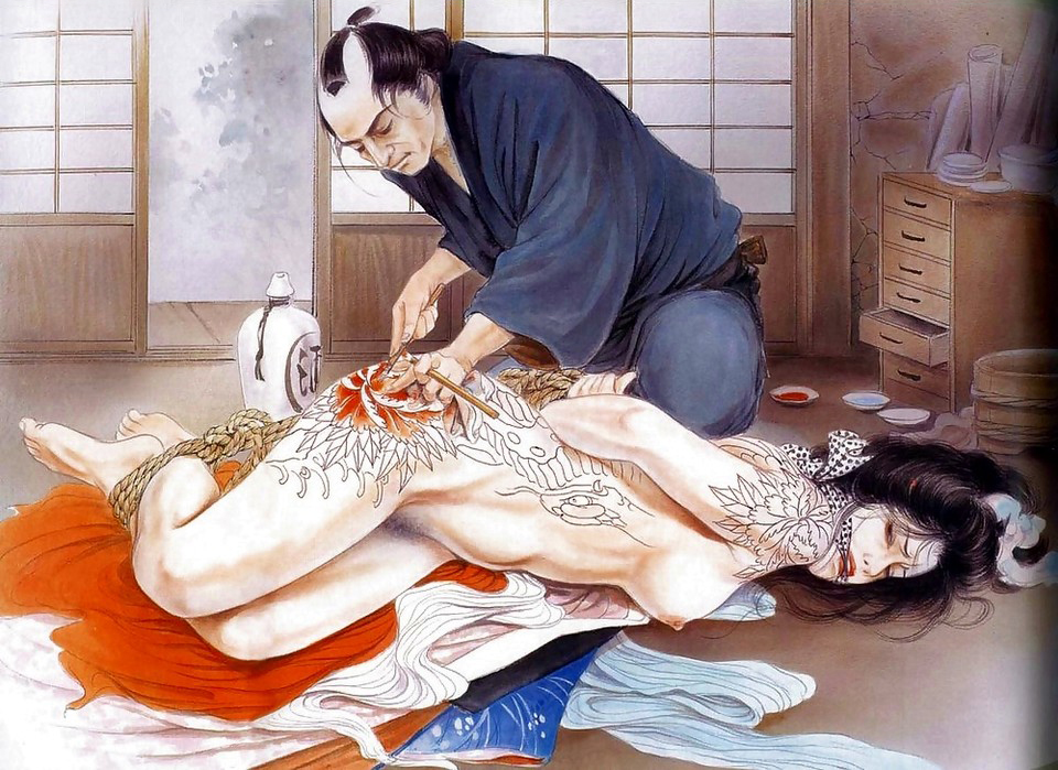 Ozuma Kaname — бондаж — рисунок №76