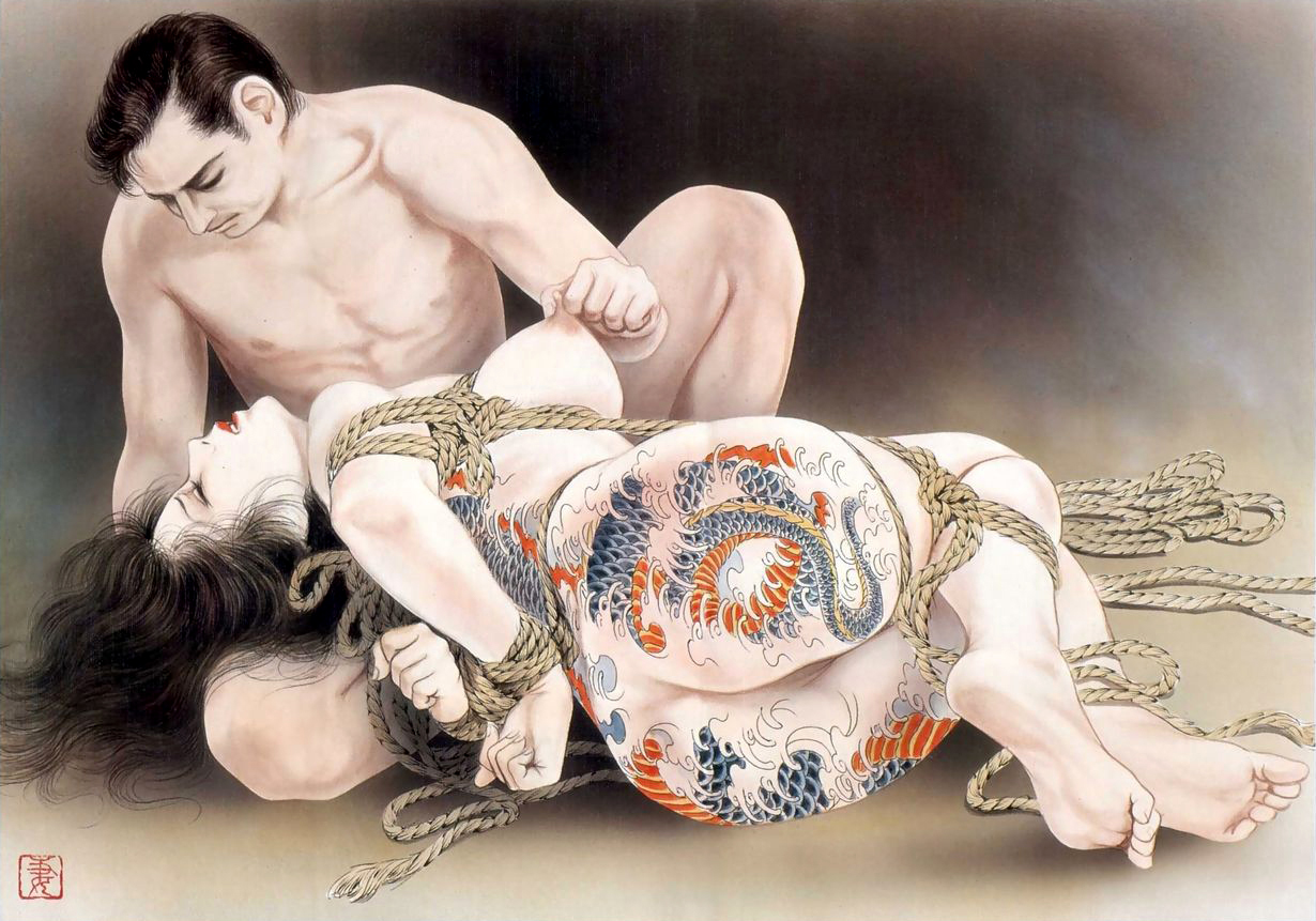 Ozuma Kaname — шибари — рисунок №116