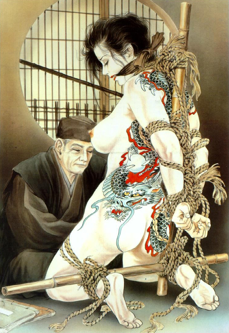 Ozuma Kaname — шибари — рисунок №136