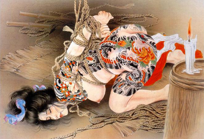 Ozuma Kaname — шибари — рисунок №149