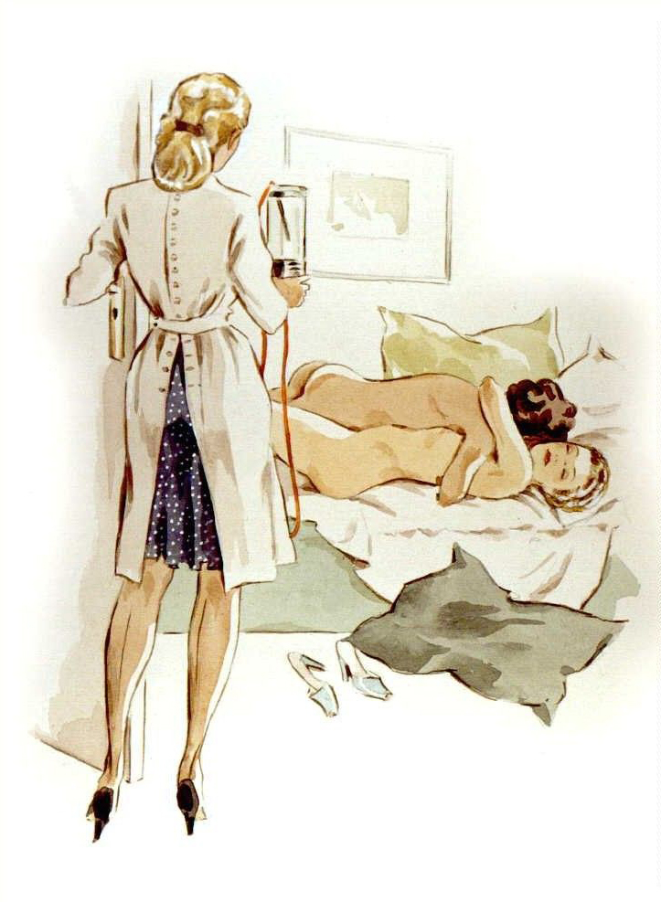 Julie Delcourt — фемдом, секс, клизма — рисунок №548