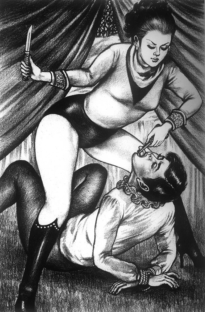 Namio Harukawa — фемдом, пытки, ножи — рисунок №696